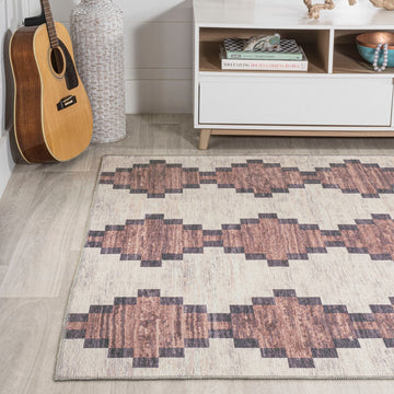 Timantii Modern Trellis Kilim Area Rug